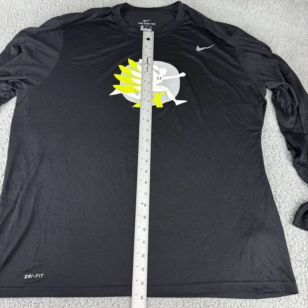 Oregon Ducks Nike Black Women‎ In Flight Long Sleeve Shirt Dri Fit Adult Xxl